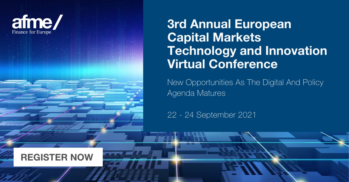 3RD ANNUAL EUROPEAN CAPITAL MARKETS TECHNOLOGY AND INNOVATION VIRTUAL CONFERENCE